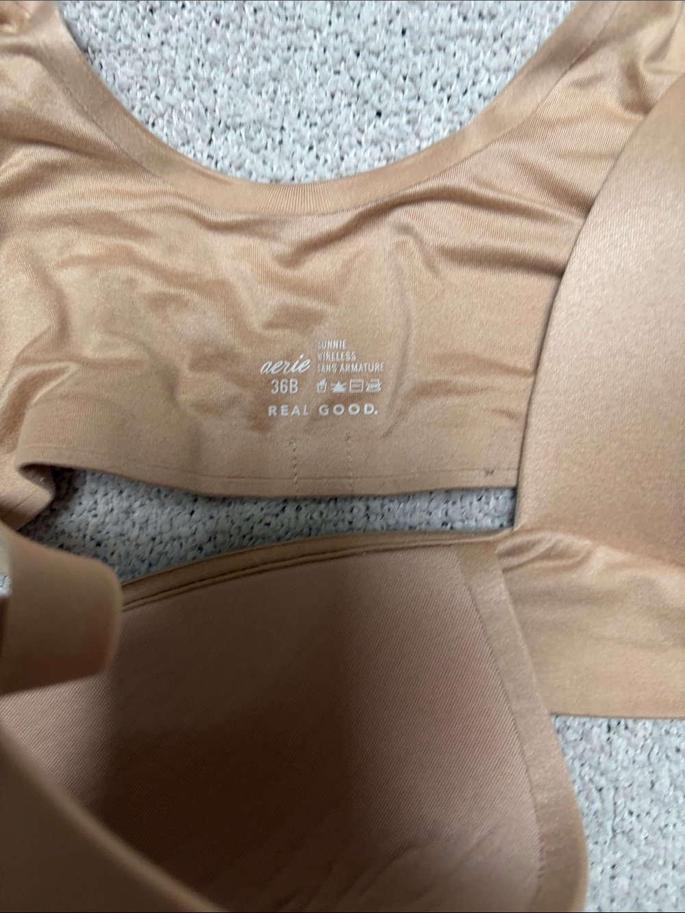 aerie Grey, Black and Nude Wireless Bralettes - set of 3, 36B - Picture 9 of 10